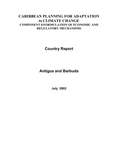 Antigua/Barbuda Country Report - Organization of American States