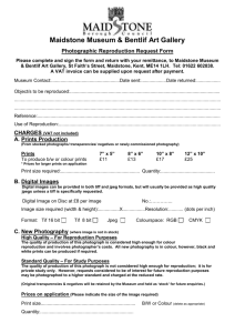 Photographic Reproduction Request Form