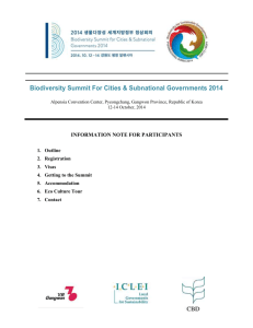 Biodiversity Summit Information Note - edited(08-11