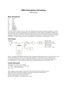 ISRU Atmosphere Harvesting