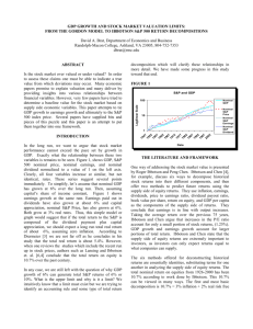 gdp growth and stock market valuation limits - Randolph