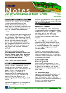 Dunolly Inglewood State Forests - Department of Environment, Land