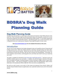 Dog Walk Planning Guide Hosting a dog walk fundraiser is a great