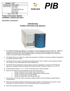 Product information bulletin