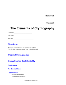 signatures	encrypting
