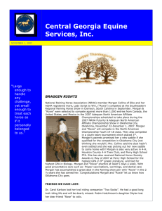 November 2007 Newsletter - Central Georgia Equine Services