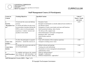 Appendix 1 - Curriculum SMC