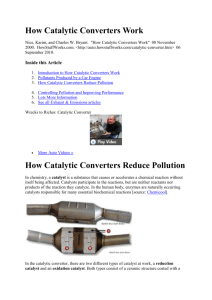 How Catalytic Converters Work