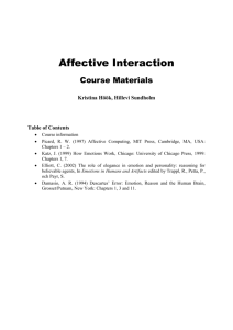 Affective Interaction