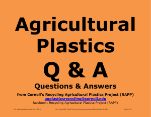 Ag in the Classroom Questions for EFD