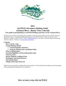 Cancellation - cityWILD Adventures