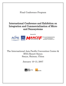 Final Conference Program