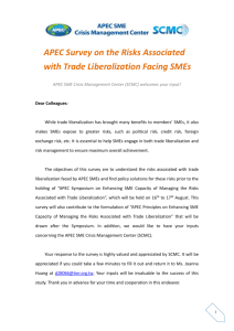 APEC Survey on the Risks Associated with Trade Liberalization