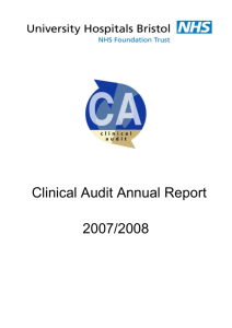 Clinical Audit Annual Report 2002-3