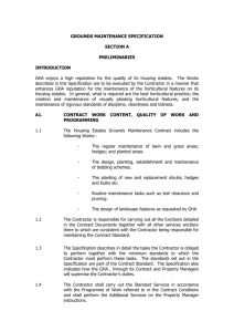 grounds maintenance specification