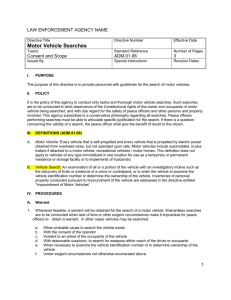 Motor Vehicle Search ADM.01.06