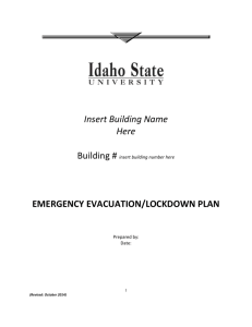 Emergency Evacuation Plan - Generic