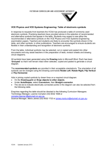 VCE Systems Engineering and Physics: Table of electronic symbols