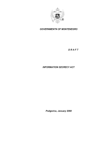 information secrecy act
