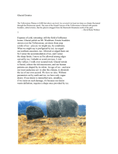 The Glacial Erratics of The Yellowstone