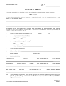 UCAA Form 11 - National Association of Insurance Commissioners