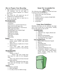 Township Residential Trash & Recycling Collection