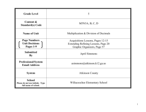 Unit - Ware County School System