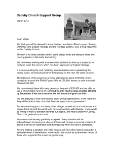 Cadeby Church Roof Appeal