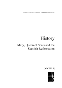 Mary Queen of Scots and the Scottish Reformation