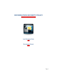 Information Security Policy Template v1.0