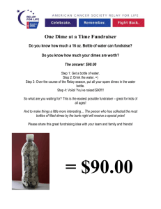 One Dime at a Time Fundraiser