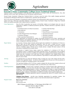Agriculture - Seward County Community College