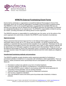 NFMCPA External Fundraising Event Forms Page 1 of 7
