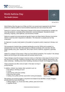 1406 - World Asthma Day - Pharmaceutical Society of Australia