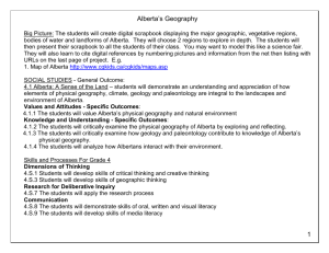 Alberta Geography