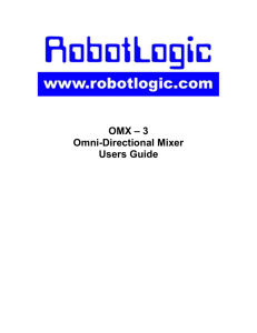 OMX – 3 - RobotLogic