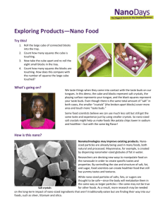 Exploring Products Nano Food - Guide