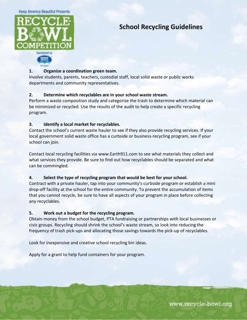 Organize a coordination green team. Involve students, parents, image size:791x1024