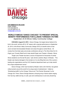 Press Release - Dance Chicago