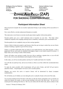Participant Information Sheet – Zonnic