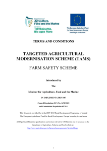 Farm Safety Scheme - Department of Agriculture