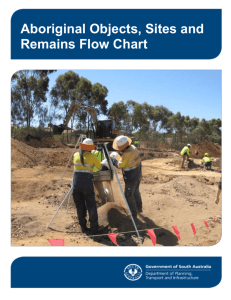 Aboriginal Sites, Objects and Remains Flow Chart