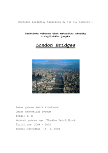 London Bridges - Obchodní akademie Liberec