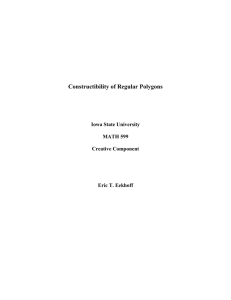 Contractibility of Regular Polygons, from Euclid to Gauss