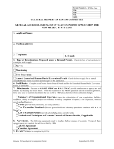 General Permit Application - Historic Preservation Division
