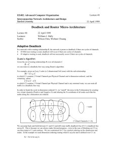 Router Architecture - Stanford University