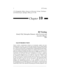 Testing High Bandwidth IC