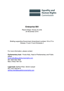 Enterprise Bill, Report Stage, House of Lords, 25 November 2015