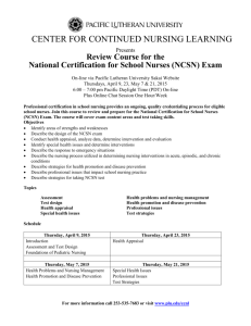 NCSN Exam Brochure FINAL 2015