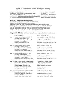 Composition, Critical Reading, and Thinking